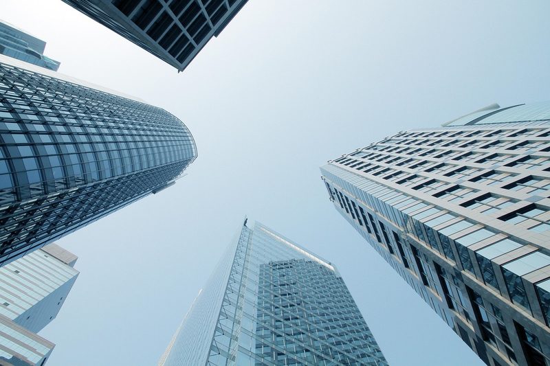 Modern commercial office building exterior